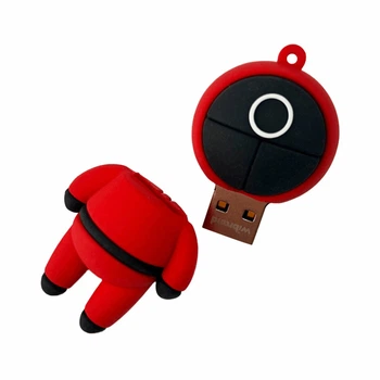 Флеш пам'ять 16Gb Wibrand Squid Game Red (WI2.0/SG16R)