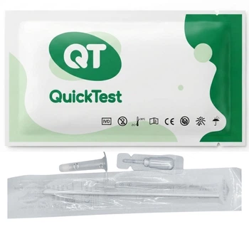 Тест на стрептокок группы А, QuickTest IST-502 (мазок из горла)