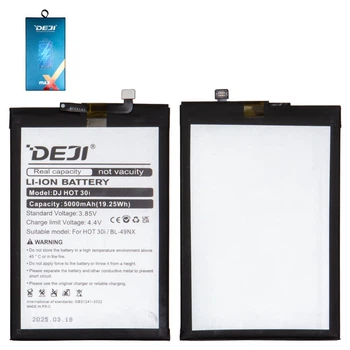 Акумулятор Deji BL-49NX для Infinix Smart 7 (X6515), Smart 9 (X6532), Li-ion, 3,85 B, 5000 мАг