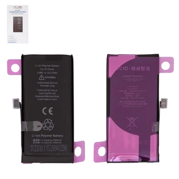 Акумулятор JCID для Apple iPhone 13 mini, Li-Polymer, 3,88 B, 2580 мАг, збільшена ємність, без помилки, diagnosable battery