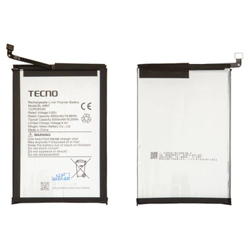 Акумулятор BL-49NT для Tecno Pop 7 (BF6), Pop 8, Pop 9 4G, Spark Go (2023) (BF7), Spark Go (2024) (BG6), Spark Go 1 (KL4), Li-Polymer, 3,85 B, 5000 мАг, Original (PRC)
