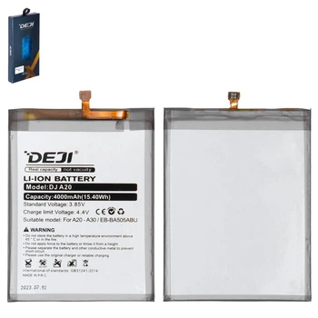 Акумулятор Deji EB-BA505ABU для Samsung A205 Galaxy A20, A305F/DS Galaxy A30, A307F/DS Galaxy A30s, A505F/DS Galaxy A50, A507 Galaxy A50s, Li-ion, 3,85 B, 4000 мАг