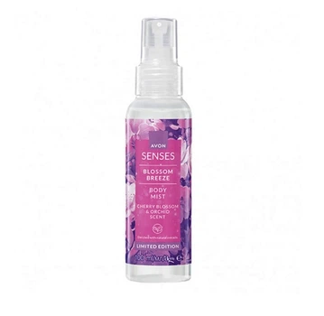 Лосьон-спрей для тела Avon Senses Blossom Breeze Body Mist Cherry Blossom & Orchid Scent с ароматом цветов вишни и орхидеи "Цветочный бриз" 100 мл