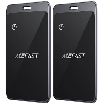 Трекер Acefast S3 Metal Card 100 mAh (2ps) Gray