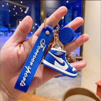 Брелок Кросівок Nike Air Jordan, синій