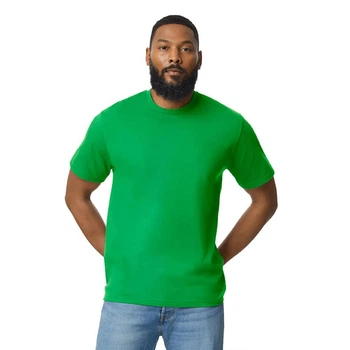 Базовая мужская футболка Gildan Softstyle Midweight зеленая 2XL