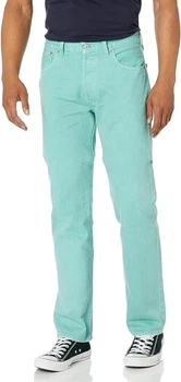 Мужские брюки Levi's 501, р. 42-32, бирюзовые