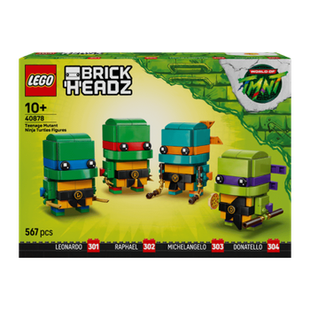 Конструктор Lego Teenage Mutant Ninja Turtles Figures BrickHeadz 40878