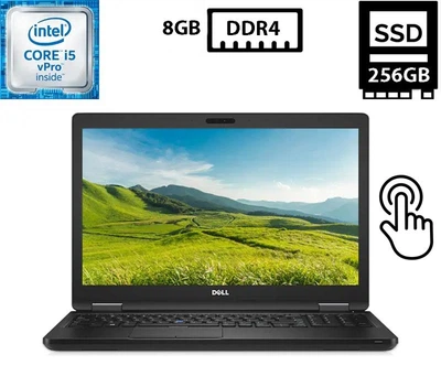 Ноутбук Dell Latitude 5580 15.6" IPS Touch 1920x1080 Core i5-6300U 2.40GHz 8GB DDR4 SSD 256GB Intel HD Graphics 520 Камера (D5580TCHR8S256B1) Б/У