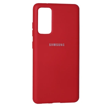 Чохол Original Silicone Case для Samsung S20 FE Червоний