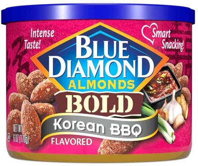 Жареный миндаль Heritage Blue Diamond Bold Korean BBQ со вкусом барбекю 170 г (41570143605)