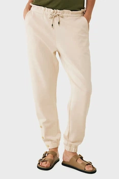 Жіночі бежеві спортивні штани Travel pants Mexx S MF007001451W