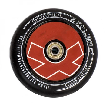 Колесо для трюкового самокату eXplore 110X 24mm Black and Red