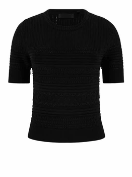 Кофта кружевная Guess XL черный W6GR16Z0601