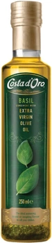 Оливкова олія Costa d'Oro Extra Virgine Basil з базиліком 250 мл (8007270700762)
