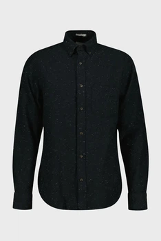 Чоловіча чорна сорочка FLANNEL Gant XL 3250247