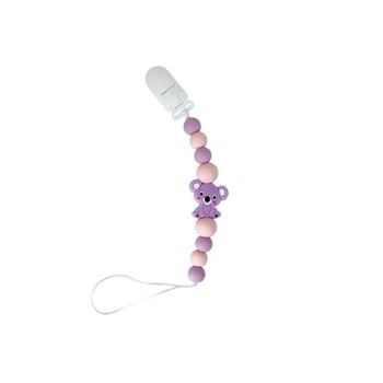 Цепочка для пустышки "Коала" MGZ-0521(Violet) силиконовая