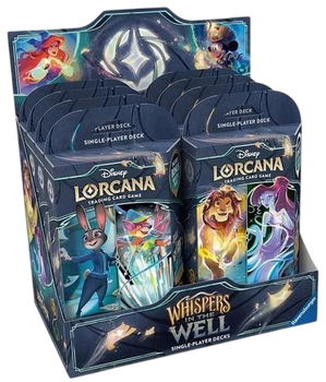 Zestaw kart Ravensburger Disney Lorcana Set 10 Starter deck set box (8set) (4050368900005)