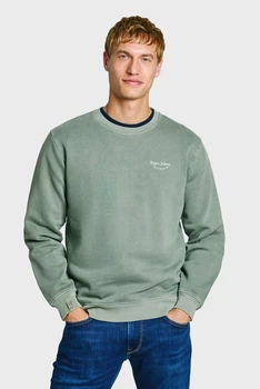 Чоловічий оливковий світшот Pepe Jeans S PM582735