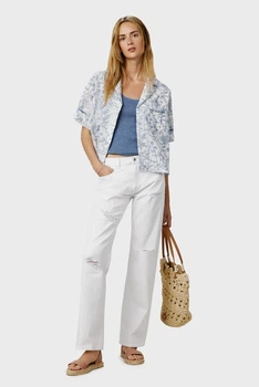 Жіноча синя майка OTIN TOP Pepe Jeans XS PL702280