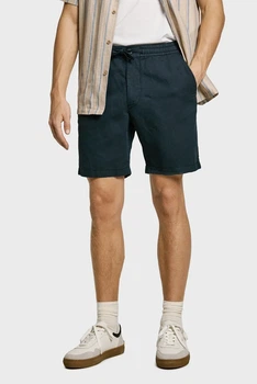 Чоловічі темно-сині лляні шорти RELAXED LINEN SMART Pepe Jeans 32 PM801093