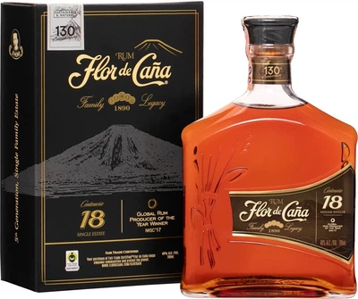 Ром "Flor de Cana" 18 YO 0.7 л 40% в подарочной упаковке (26964500233)