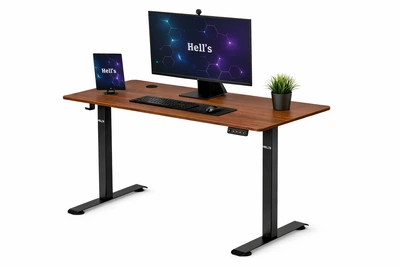 Стіл з електричним регулюванням Hell's Chair Canyon Walnut з горіховий 140x70 см