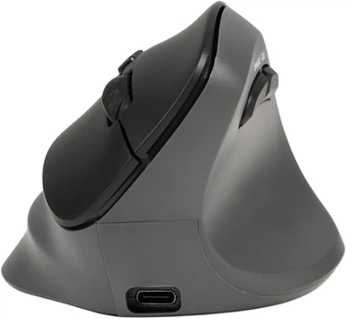 Mysz BakkerElkhuizen PRF Pro Right Wireless/Bluetooth/USB Dark Grey/Black (8719274677918)
