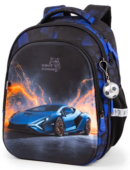 Ортопедический рюкзак школьный для мальчика с Машиной School Standard 38х30х18 см для первокласника (150-39)