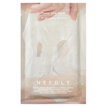 Освітлююча тканинна маска для обличчя Needly Peony Jelly Mask, 33мл