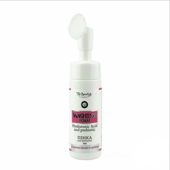 Пенка Top Beauty Washing Foam со щеточкой для деликатного очищения кожи лица, 150 мл