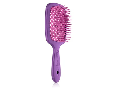 Гребінець для волосся Janeke Superbrush фіолетовий із рожевим