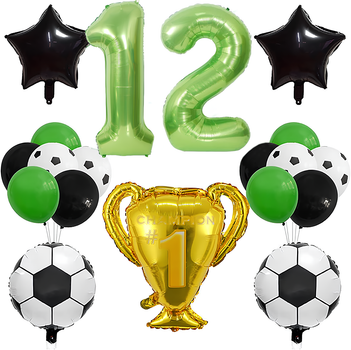Набір Із Кульок Футбольний Чемпіон Happy Birthday