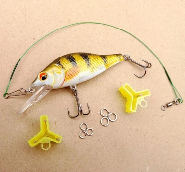Воблер Bionic Minnow GOBASS ОКУНЬ ЖОВТИЙ 70мм 11г плаваючий Floating Гучний має рухомі металеві кульки до рибалки блешня спінінга ловлі хижака щуку окуня щуки судака жереха риболовлі хижої риби