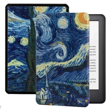 Обложка чехол NFcase UltraSlim для Amazon Kindle (2024) 11th Gen (RS23CV) Starry Night