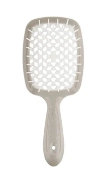 Гребінець для волосся Janeke Superbrush small Сірий з білим