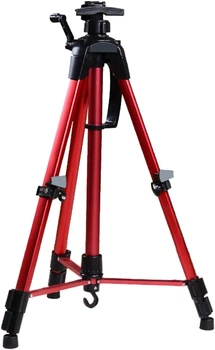 Штатив для телефона и фотоаппарата TriPod 3366 алюминиевый с уровнем высота 0 50 1 40 м для стабильной фото и видеосъемки