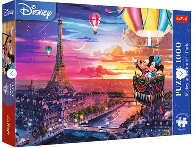 Пазли 1000шт Premium Plus Disney Міккі та Мінні в Парижі Trefl 10917