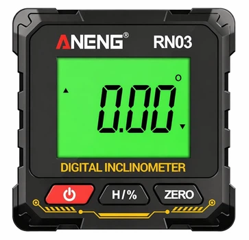 Электронный угломер с лазерами ANENG RN03 (цифровой инклинометр, 360°)