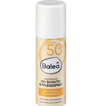 Легкий солнцезащитный спрей SPF 50 Balea Sonnenspray Gesicht UV Protection LSF 50, 50 мл