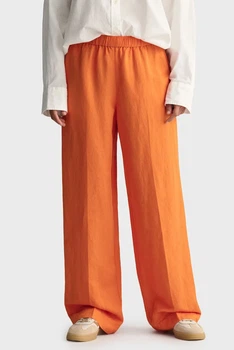 Жіночі помаранчеві лляні штани REL LINEN BLEND PULL ON Gant 34 4150306
