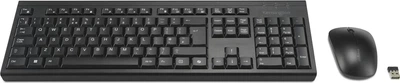 Комплект бездротовий Kensington KM270 EQ Rechargeable Desktop Set Black (K75560WW)