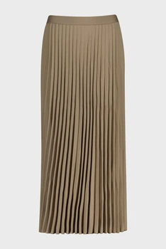 Жіноча бежева плісирована спідниця PLEATED Gant 34 4400169