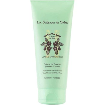 Крем-гель для душа Квітка Тіаре та Алое Вера LA SULTANE DE SABA SHOWER CREAM TIARE FLOWER & ALOE VERA 200ml