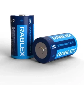 Батарейки універсальні Rablex D R20 для радіо набір з 2шт