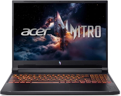 Ноутбук Acer Nitro V 16 ANV16-72 16" WUXGA IPS, Intel 7-240H, 16GB, F1TB, NVD5070-8, Lin, черный