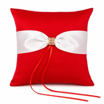 Подушечка для обручальных колец «Red Classic Elegance» (0712-2)