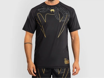 Футболка VENUM Serpenti Dry-Tech M чорний/сірий/золотий (6045)