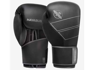 Боксерські рукавички HAYABUSA S4 Leather Boxing Gloves 12 унцій чорний (5799)