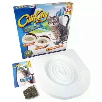 Система привчання котів до унітазу Туалет для кота Citi Kitty Cat Toilet Training SH_51579/51